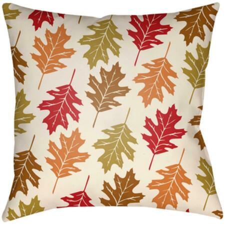 ARTISTIC WEAVERS Lodge Cabin Autumn Poly Filled Pillow - 16 x 16 in. LGCB2075-1616